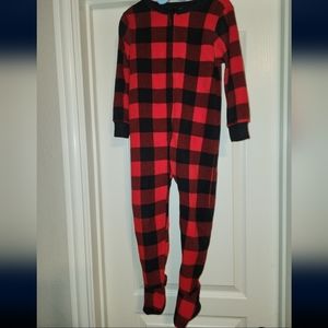 Buffalo Plaid Red/Black Toddler Pajamas